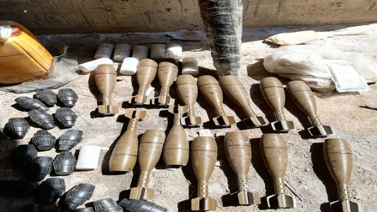 Pene-Kaplan Operasyonu'nda PKK'ya ait silah ve mhimmat ele geirildi