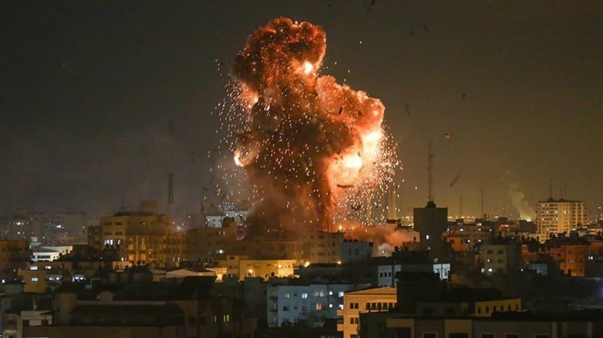 srail'den Gazze'ye hava saldrs!