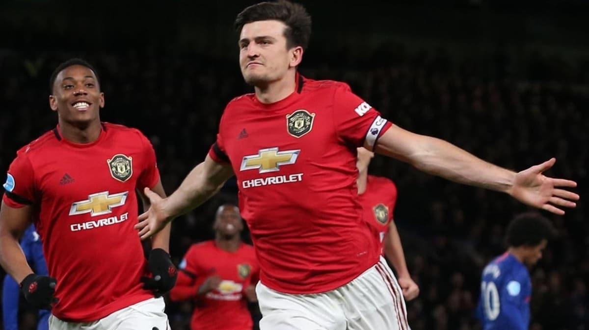 Manchester United'n kaptan Maguire gzaltna alnd