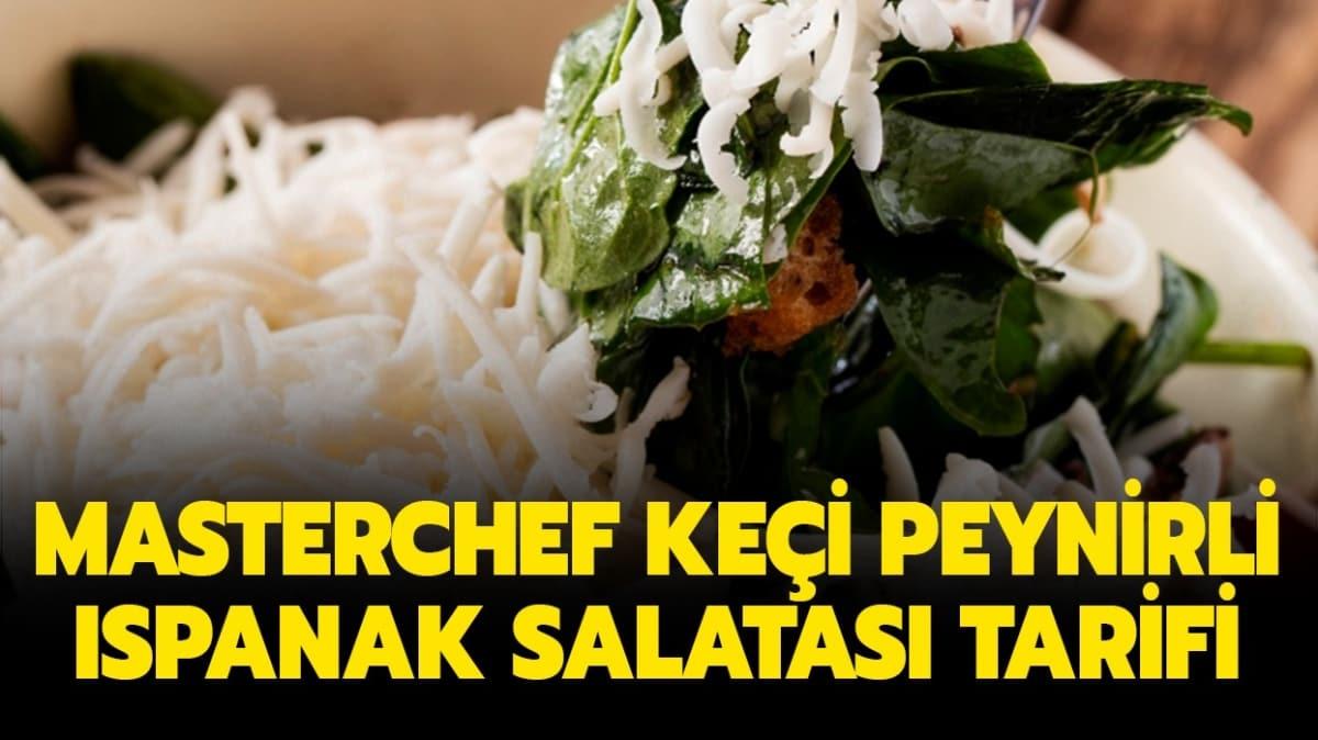 Ispanak Salatas nasl yaplr, malzemeleri nelerdir" MasterChef Kei Peynirli Ispanak Salatas tarifi