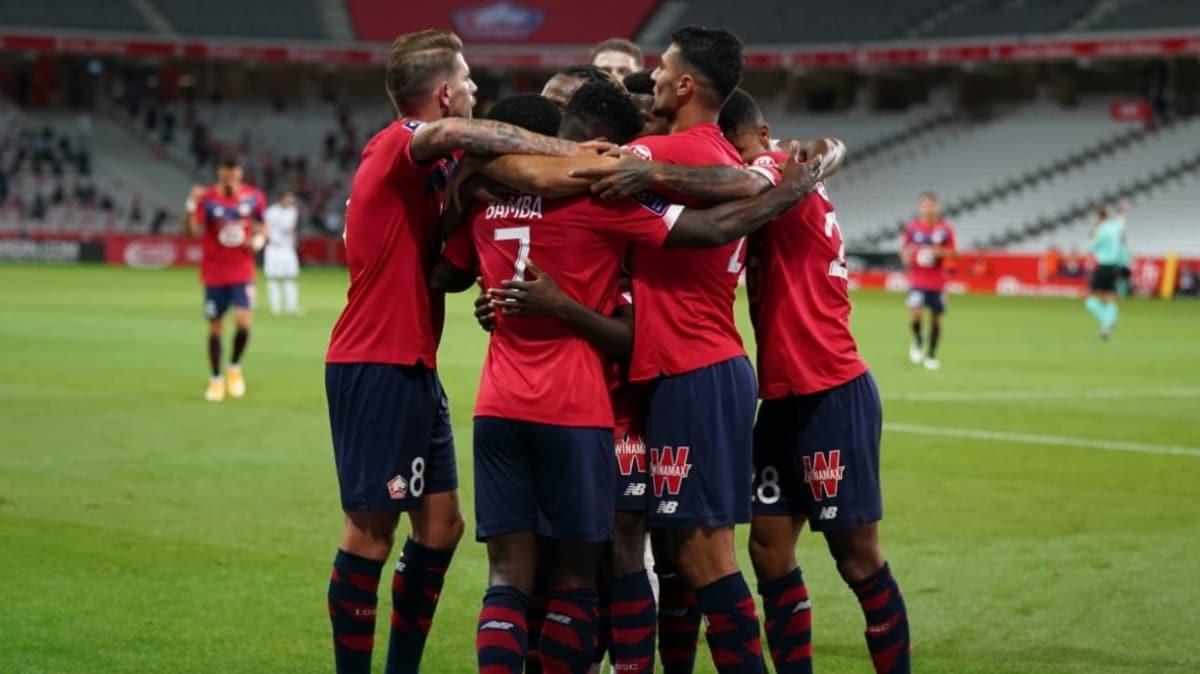  milli futbolcumuzun formasn terlettii Lille, Rennes ile berabere kald