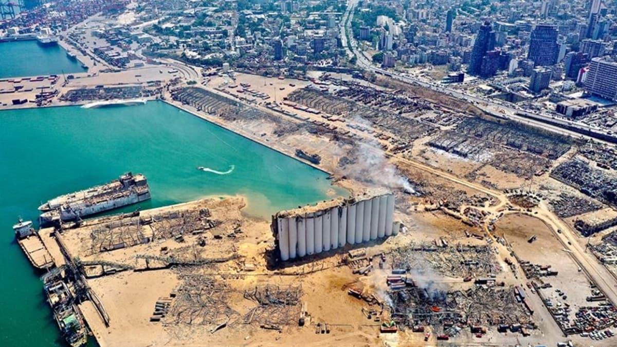 Patlamayla sarslan Beyrut Liman'nda tehlikeli kimyasal dolu 79 konteynere daha ulald!