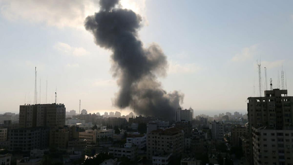 srail sava uaklar Gazze'ye hava saldrs dzenledi
