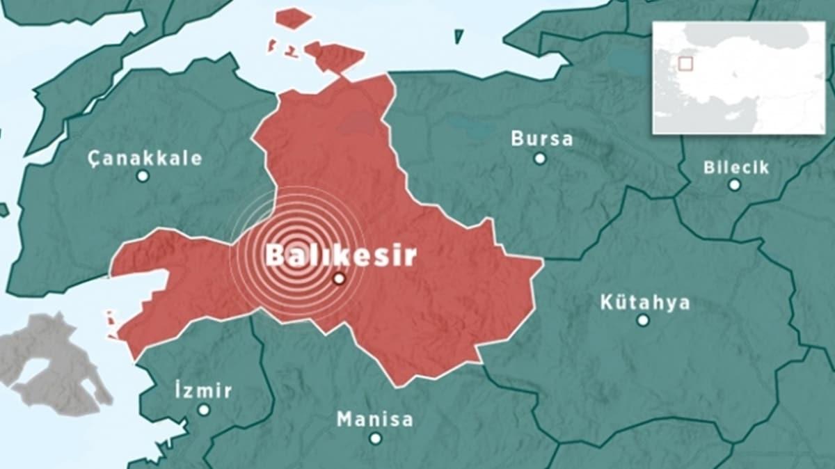 Balkesir'de 3,7 byklnde deprem