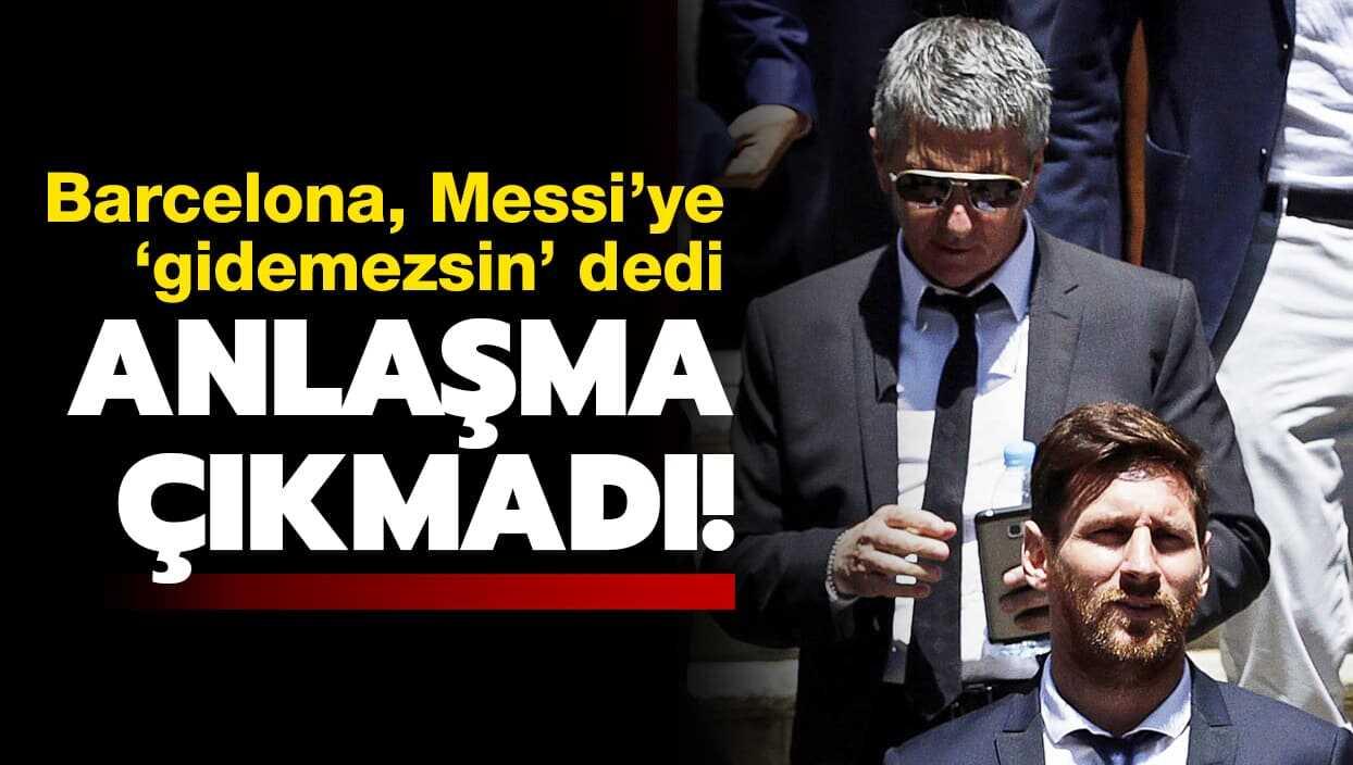 Bar�a'dan Messi'ye: 'Ancak 700 milyon euroya gidebilirsin'