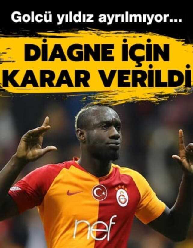 Galatasaray'da Diagne i�in karar verildi