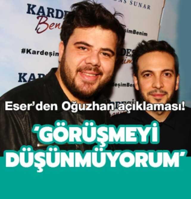 'O�uzhan'la g�r��meyi d���nm�yorum'