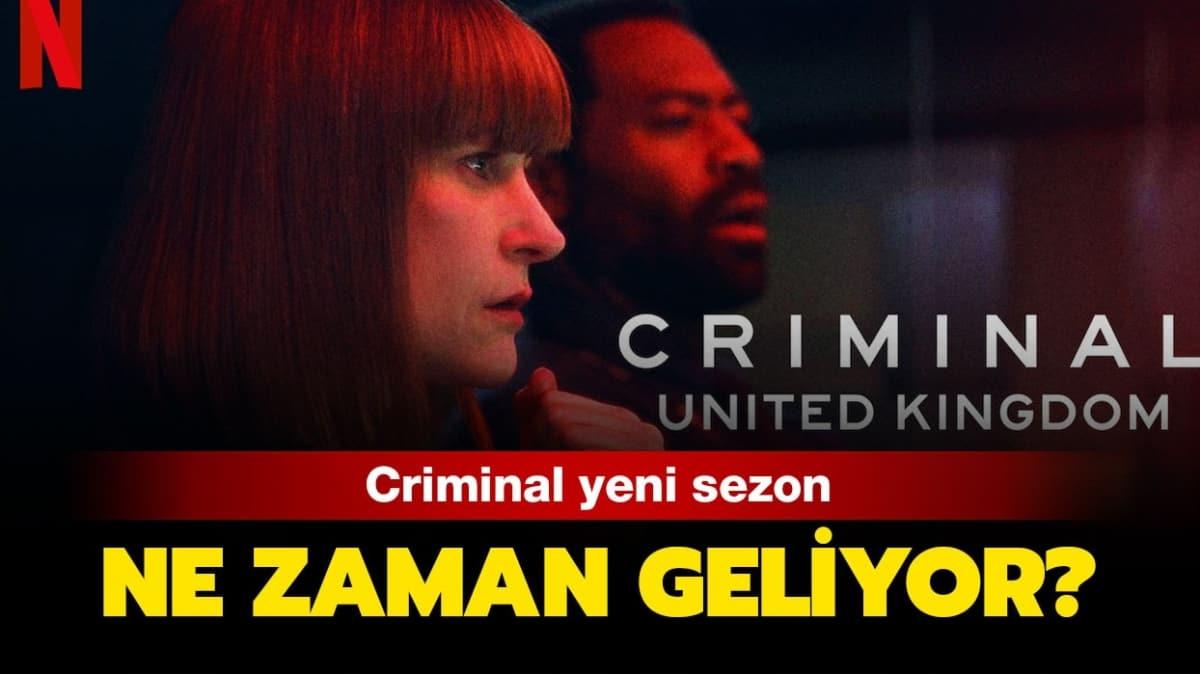 Criminal 2. sezon Netflix'e ne zaman geliyor" Criminal yeni sezon ne zaman yaynlanacak"