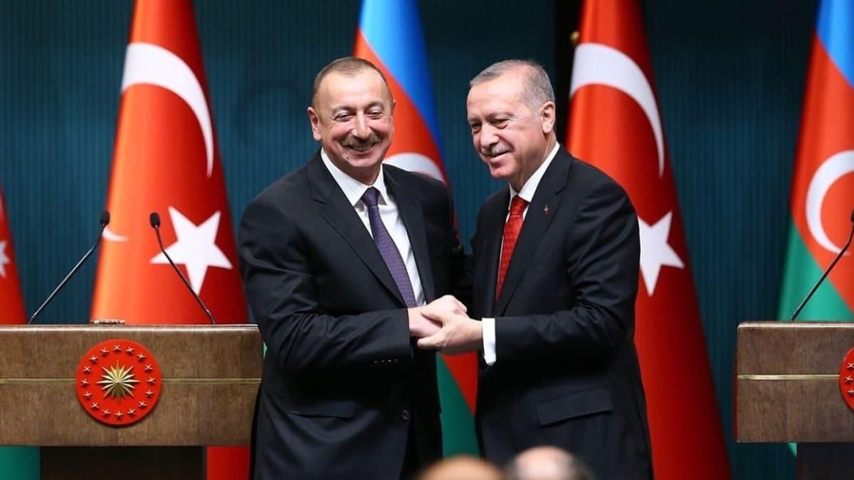 Azerbaycan Cumhurbakan Aliyev'den Trkiye'ye Dou Akdeniz destei