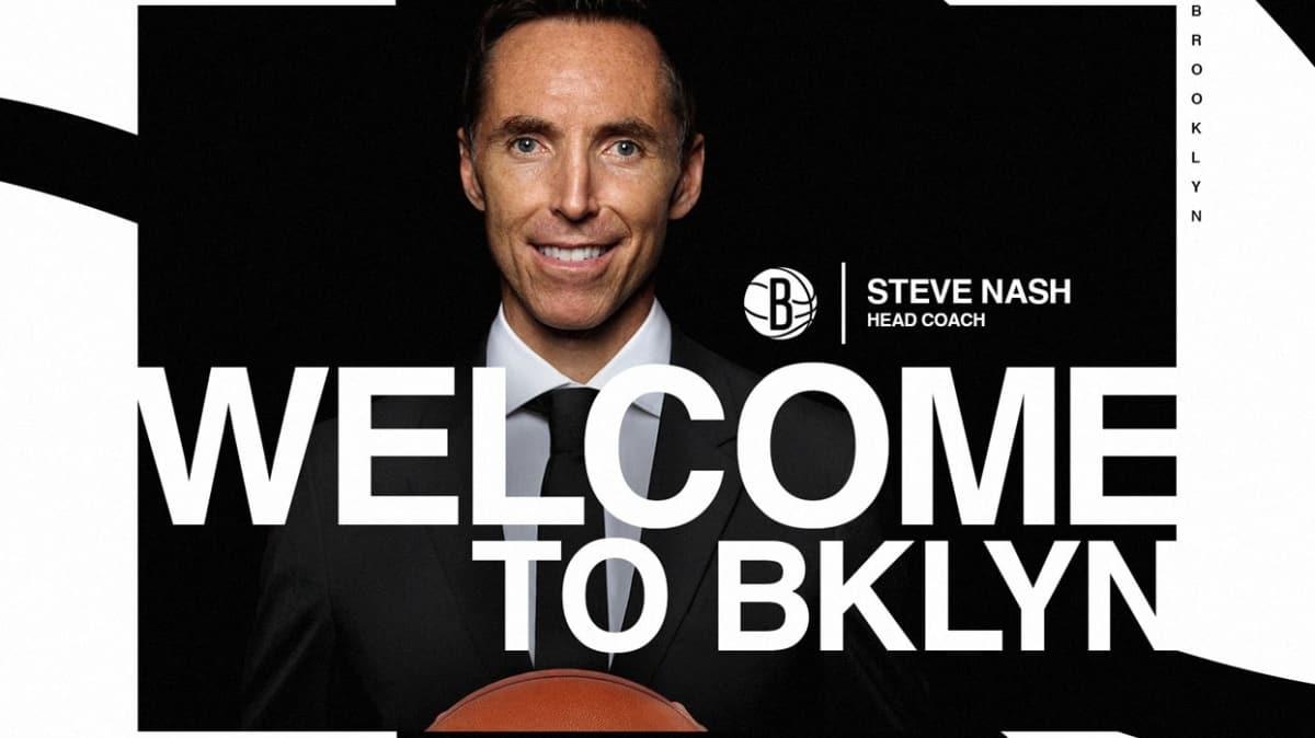 NBA ekibi Brooklyn Nets'te baantrenrle Steve Nash getirildi