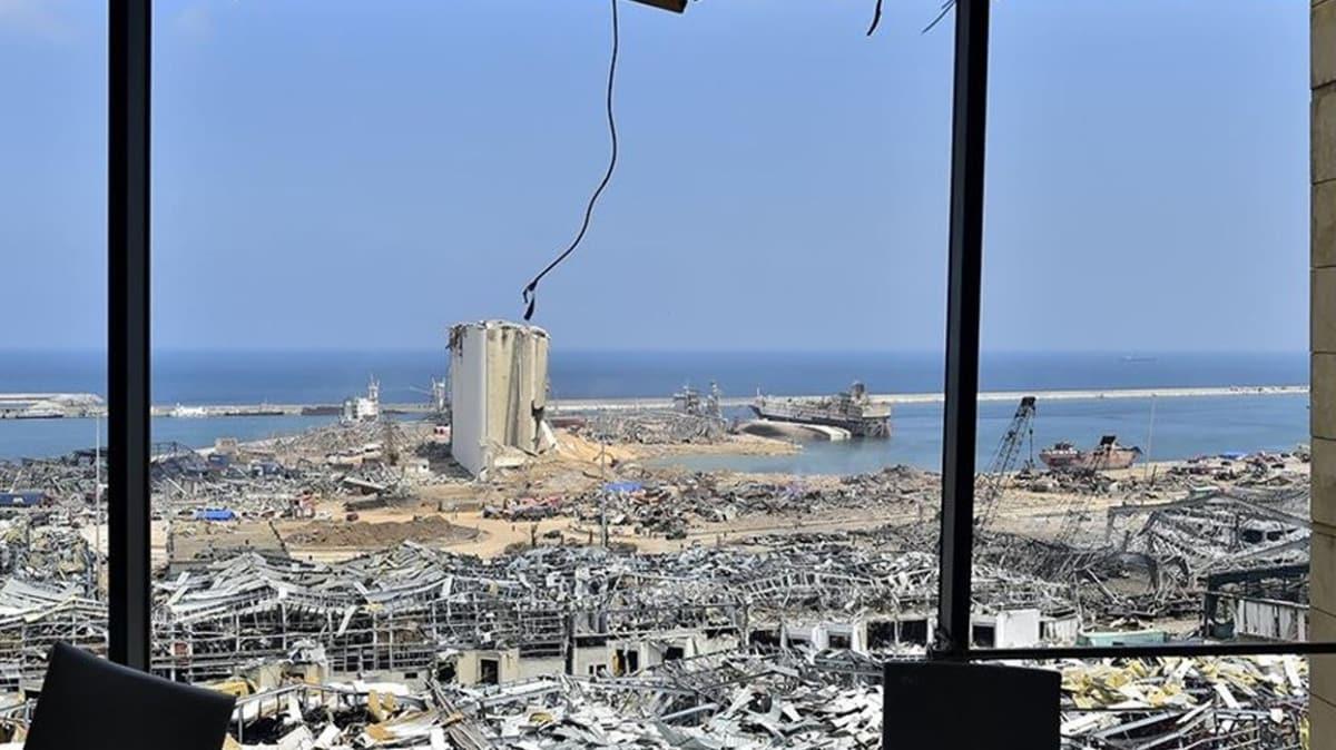 Beyrut Liman'ndaki patlamada 190 kii hayatn kaybetmiti... Blgede 4 tondan fazla amonyum nitrata rastland!