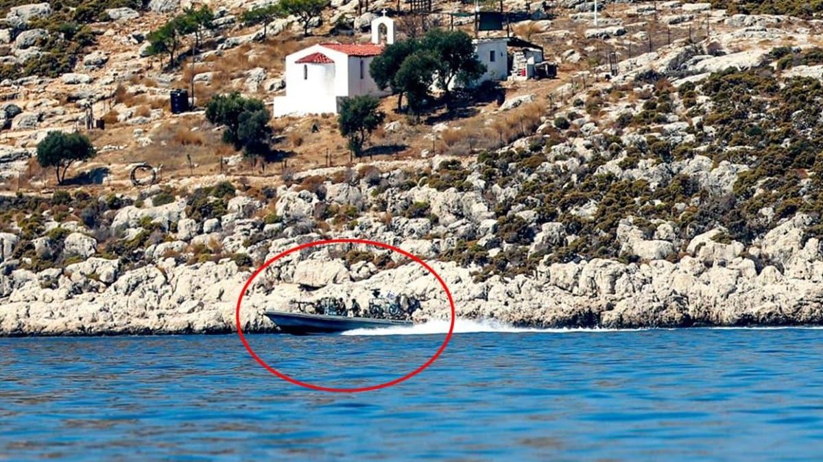 Yunanistan'dan Kzlhisar Adas'nda yeni provokasyon: Ar silahl Zodyak botlarla devriye attlar