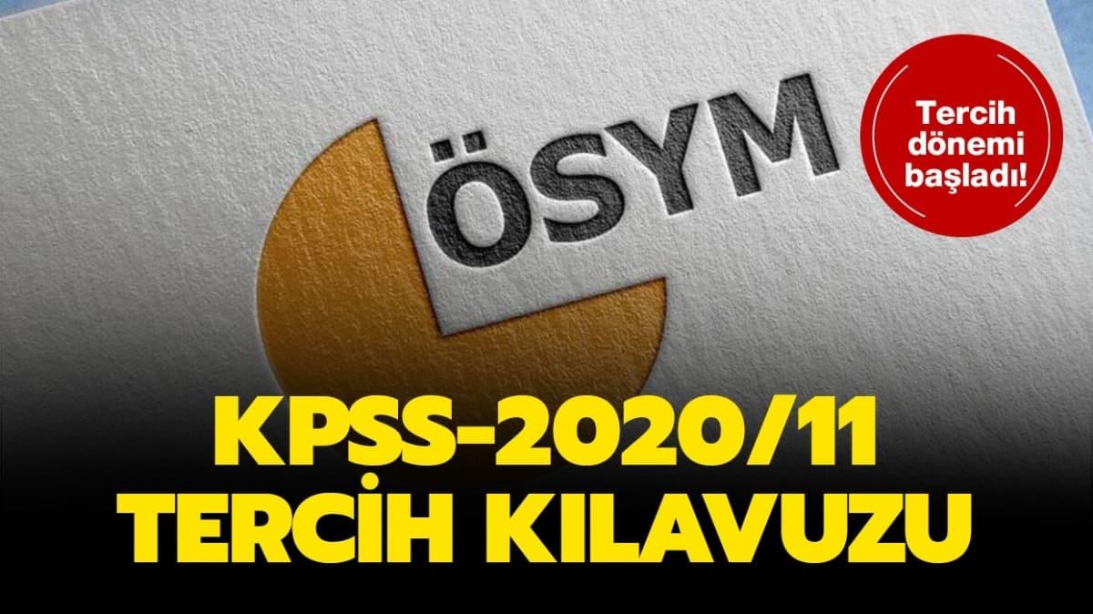 SYM Salk Bakanl atama tercihleri ne zaman" KPSS-2020/11 tercih klavuzu burada