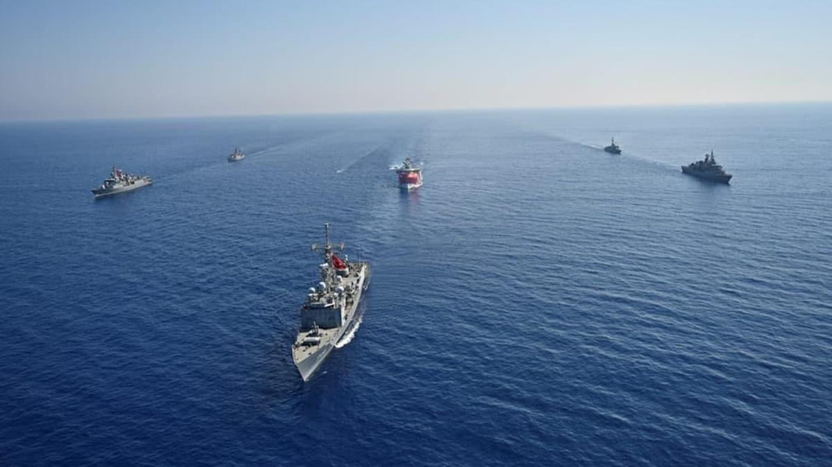 MSB paylaştı... Karadeniz ve Doğu Akdeniz'deki görevli sondaj gemilerine yakın koruma