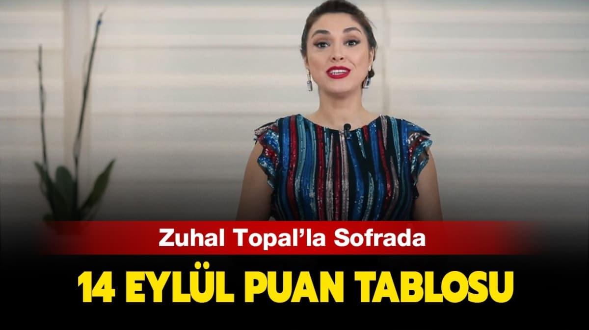 Zuhal Topal'la Sofrada 14 Eyll 2020 puan tablosu! 