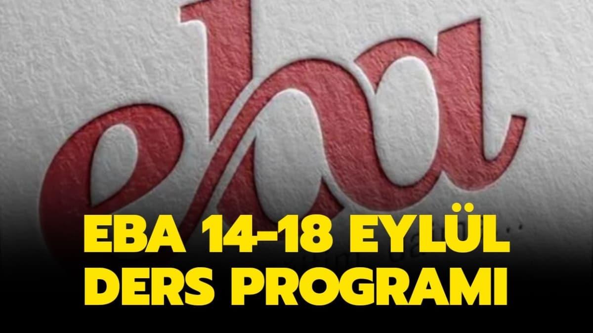EBA 14-18 Eyll 2020 ders program yaynland! 