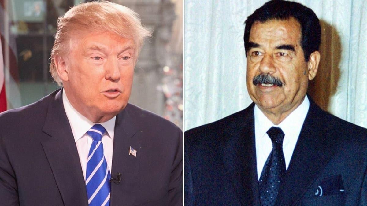 ran' 1000 kat daha byk saldr ile tehdit etmiti... Trump'a "Saddaml" yant