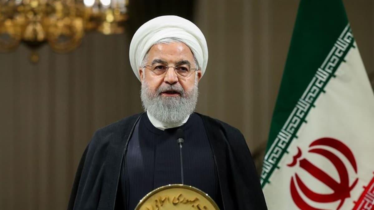 Ruhani'den BAE ve Bahreyn'e sert tepki: srail'e s vermek isteyenler sonulardan sorumlu olacak