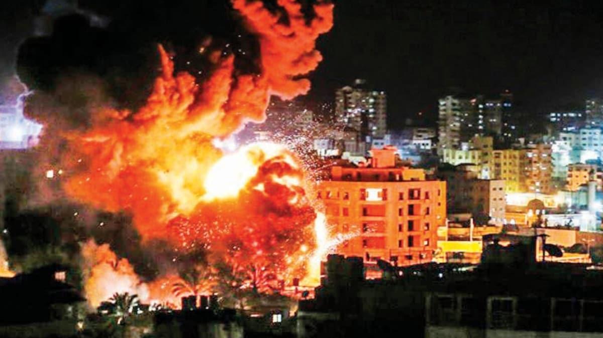 Anlama sonras Filistin'e bomba