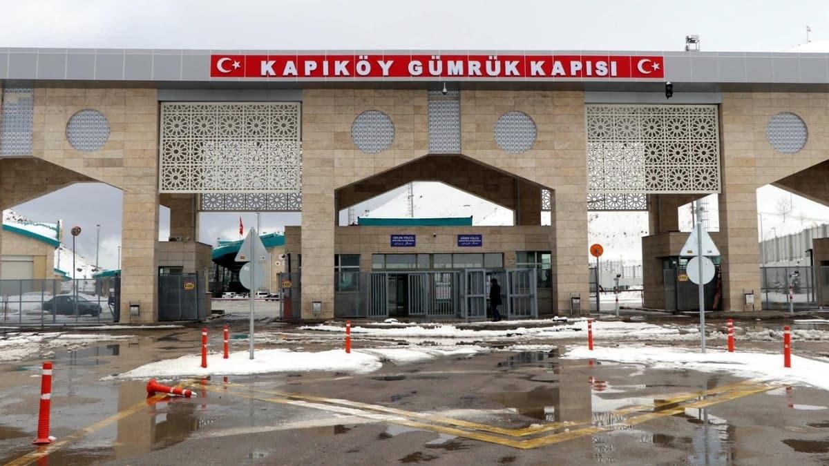 Koronavirs tedbirleri kapsamnda kapatlan Trkiye'nin ran'a alan Kapky Gmrk Kaps alyor