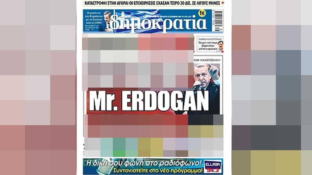 Yunan gazetesinin ahlaksz manetine tepkiler art arda geliyor! 'Arkasnda Yunanl politikaclarn Trkiye hakkndaki zehirli dili var'