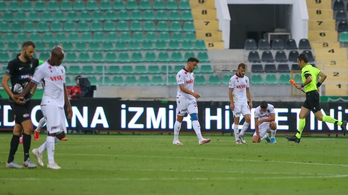 Trabzonspor deplasmanda Denizlispor ile 0-0 berabere kald