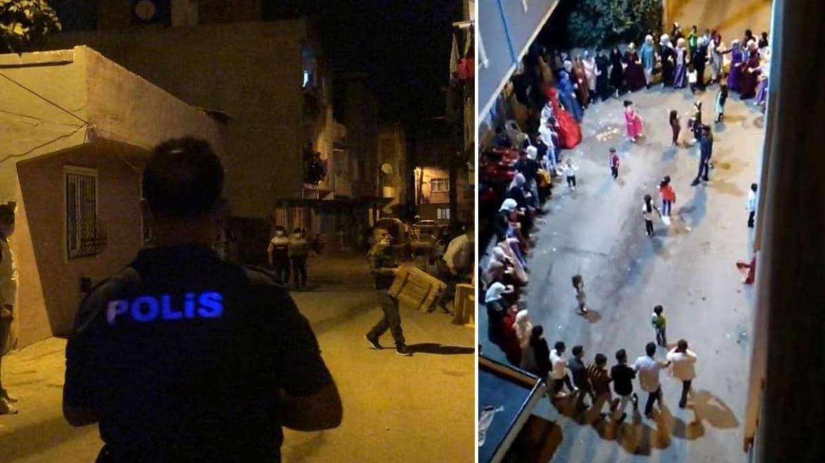 Bursa'da polisi harekete geiren grntler: Koronavirs halay
