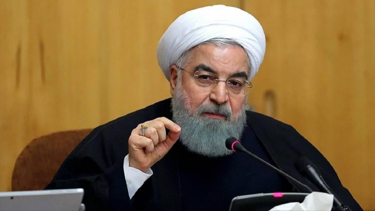 ran Cumhurbakan Ruhani'den ABD aklamas: ran ile ekonomik savaa girdi