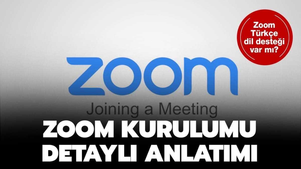 Zoom nasıl indirilir, Türkçe kurulu nasıl" Zoom giriş ekranı...