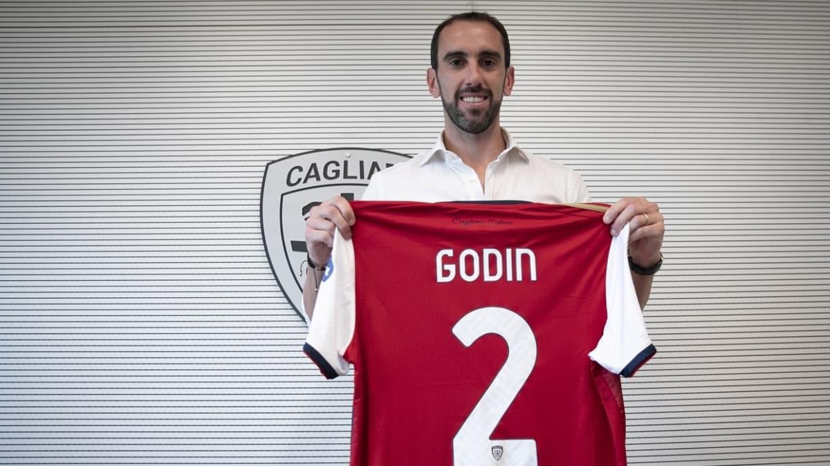 Diego Godin resmen Cagliari'de