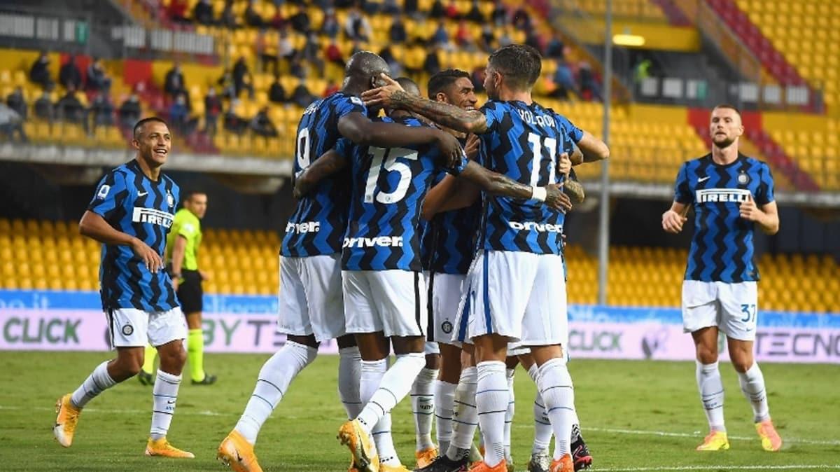 Inter'den Benevento'ya kar 5 goll galibiyet