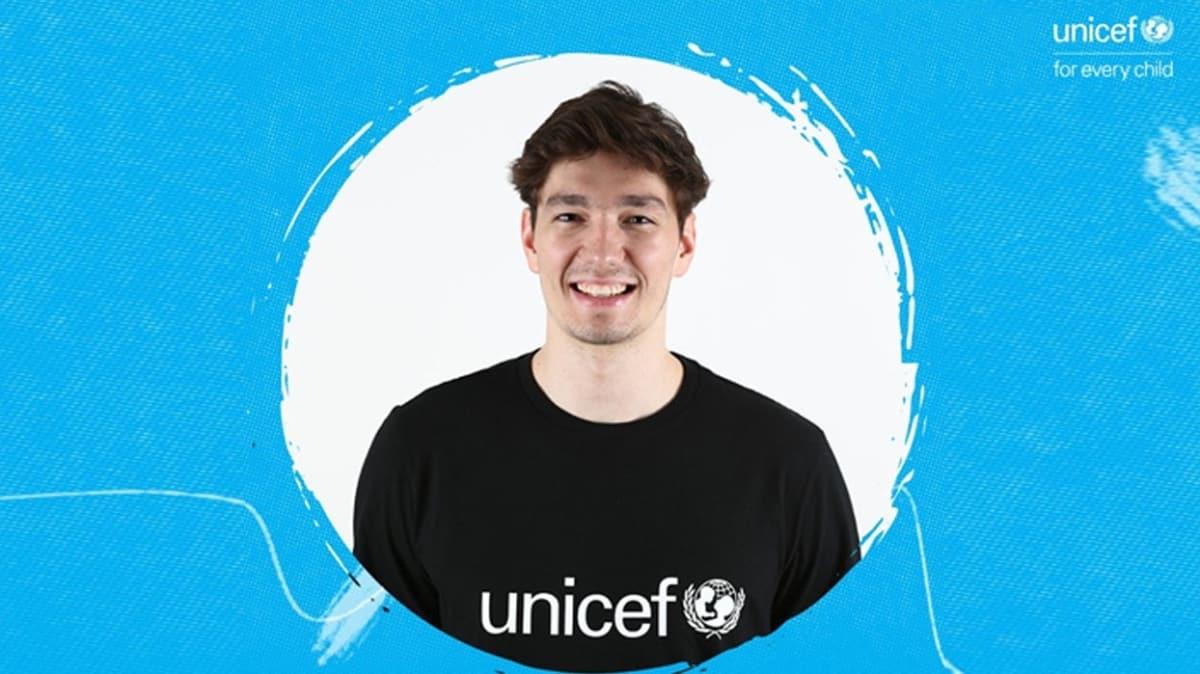 Cedi Osman, UNICEF'in 'Ulusal yi Niyet Elisi' oldu