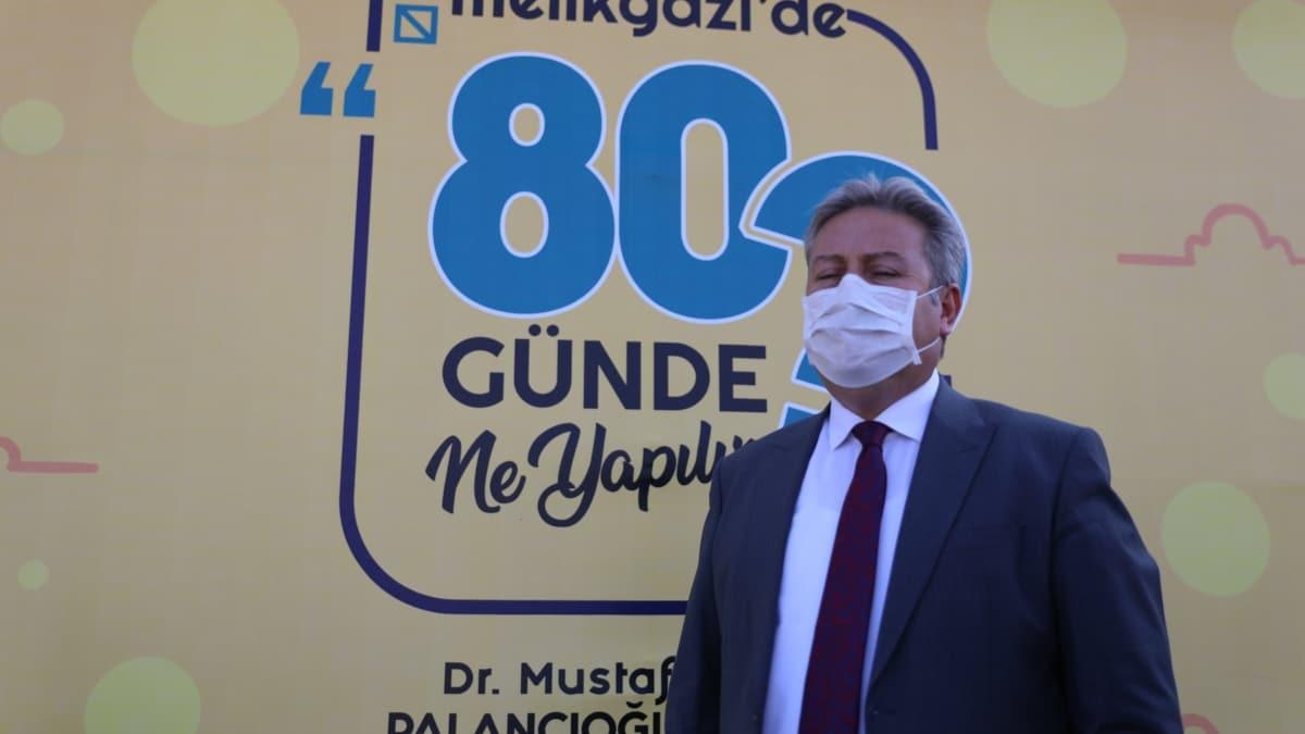 Melikgazi'de panolardaki 80 rakamn gizemi ve merak