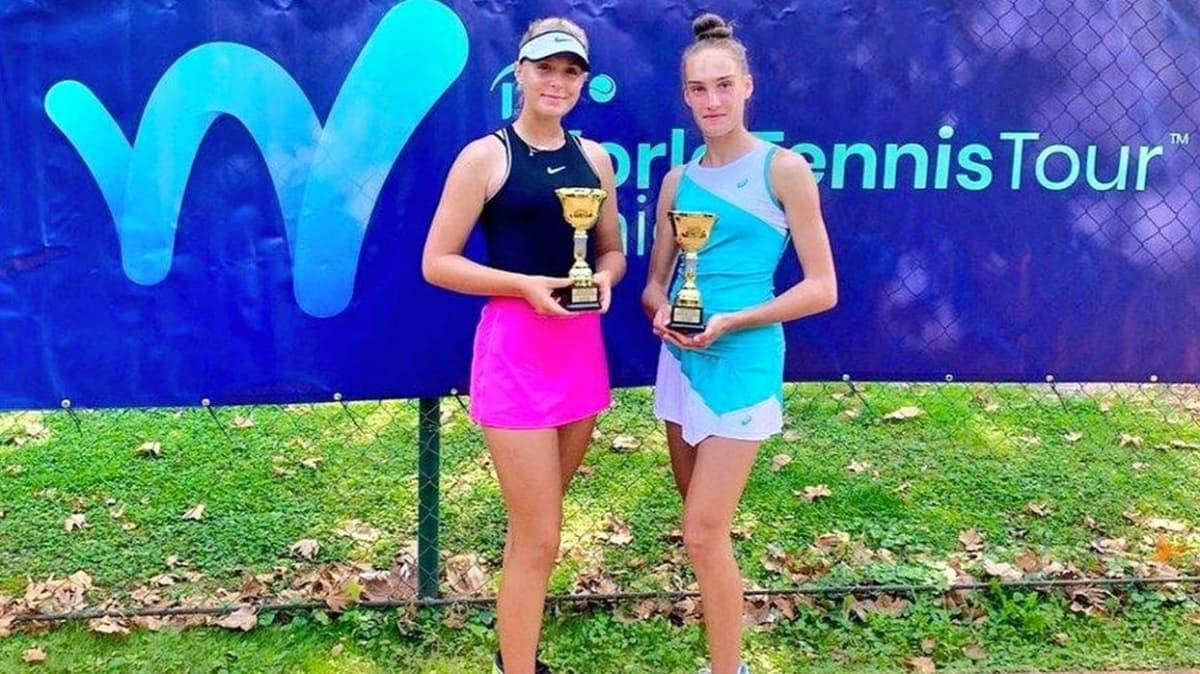 Gen tenisi Melisa enli Kuzey Makedonya'da ampiyon oldu
