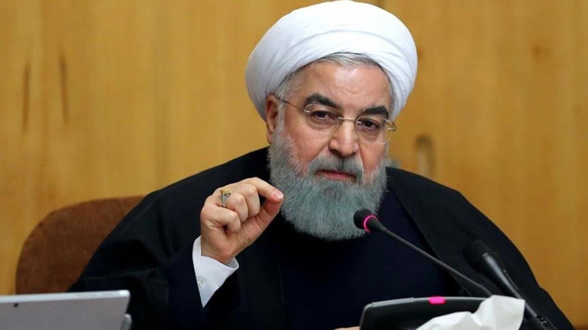 ran Cumhurbakan Ruhani'den ekonomik sava aklamas: Dman teslim olmaya mecbur brakacaz
