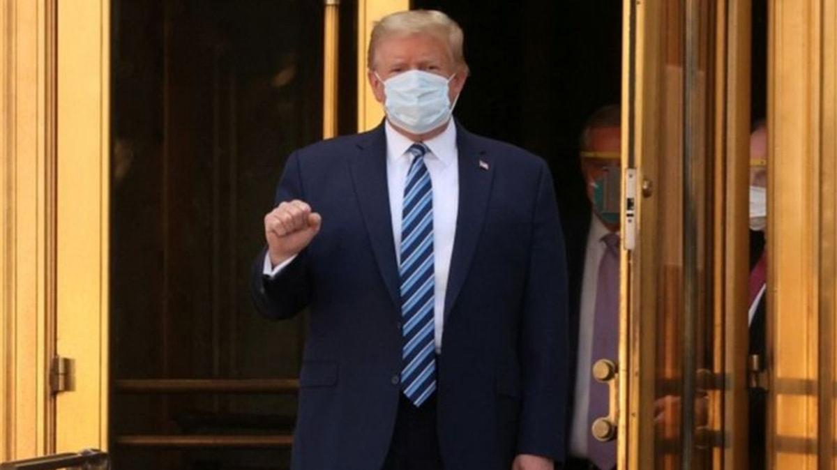 ABD Bakan Trump, salk durumuyla ilgili konutu: Virsn gittiini dnyorum