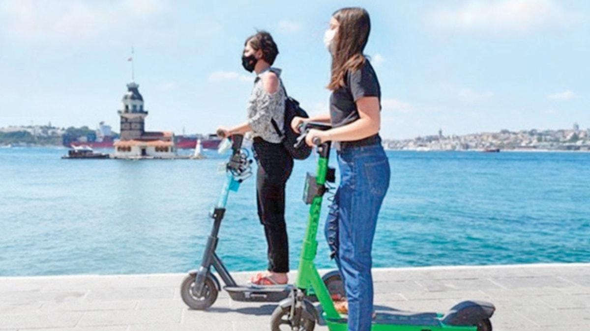 Elektrikli scooter 15 ya artyla artk yasallayor