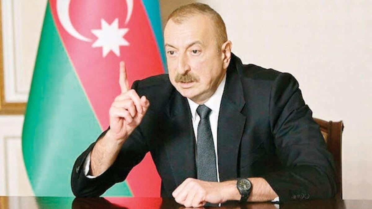 Aliyev barn yol haritasn aklad: Trkiye'siz bu sorun zlmez