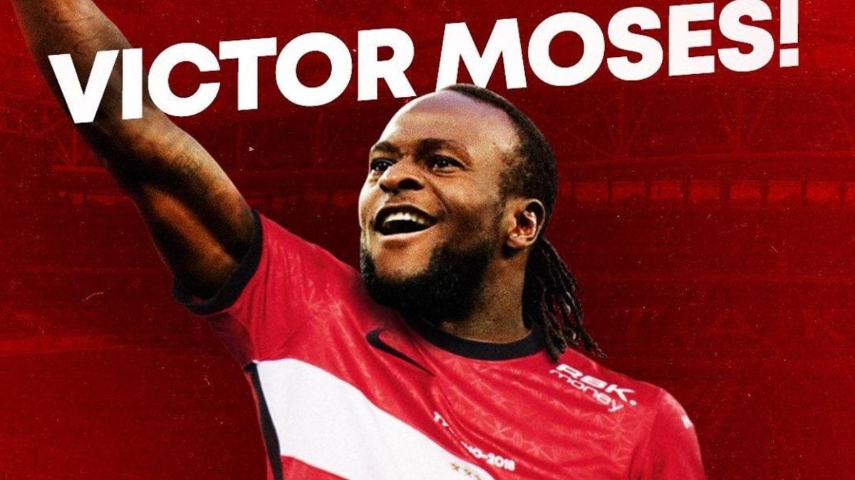 Victor Moses Spartak Moskova'ya transfer oldu