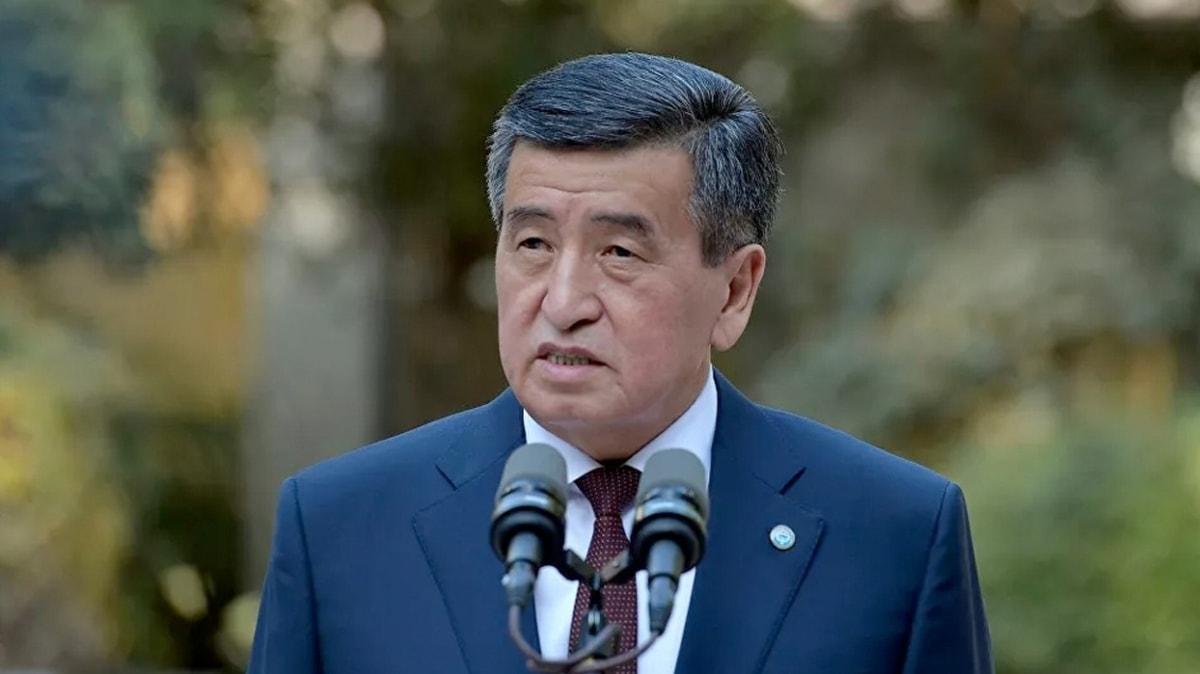 Krgzistan Cumhurbakan Ceenbekov istifa etti