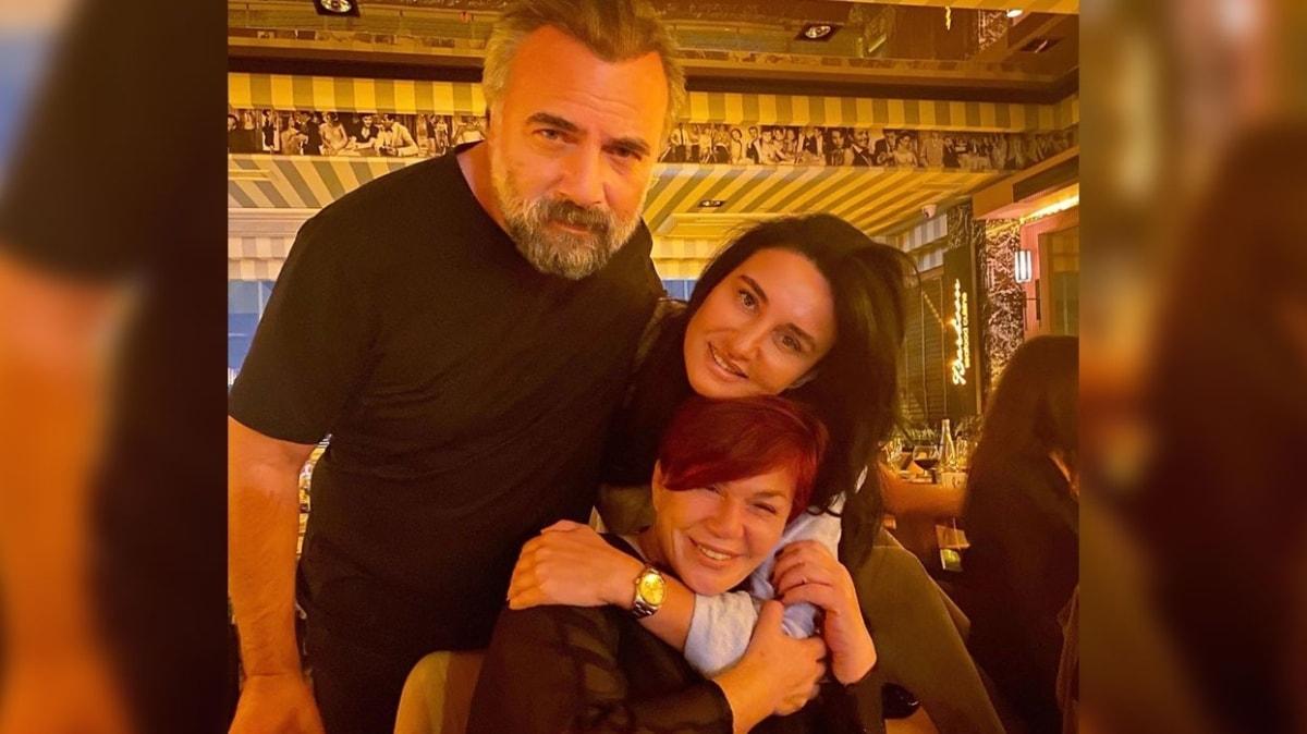 Emel Müftüoğlu yeni yaşını dostlarıyla kutladı