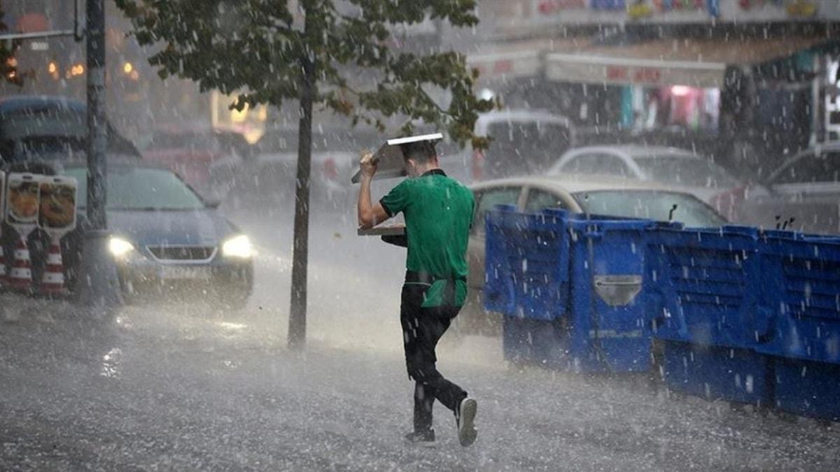Meteorolojiden Ankara iin kuvvetli ya uyars
