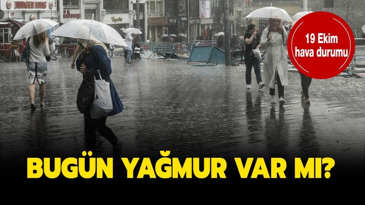 Bugn hava nasl, yamur yaacak m" stanbul ve Ankara hava durumu