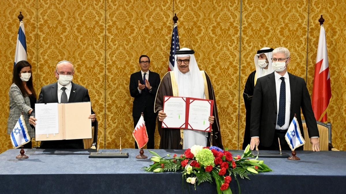 srail ile Bahreyn arasnda imzalar atld! Diplomatik ilikiler resmen balad