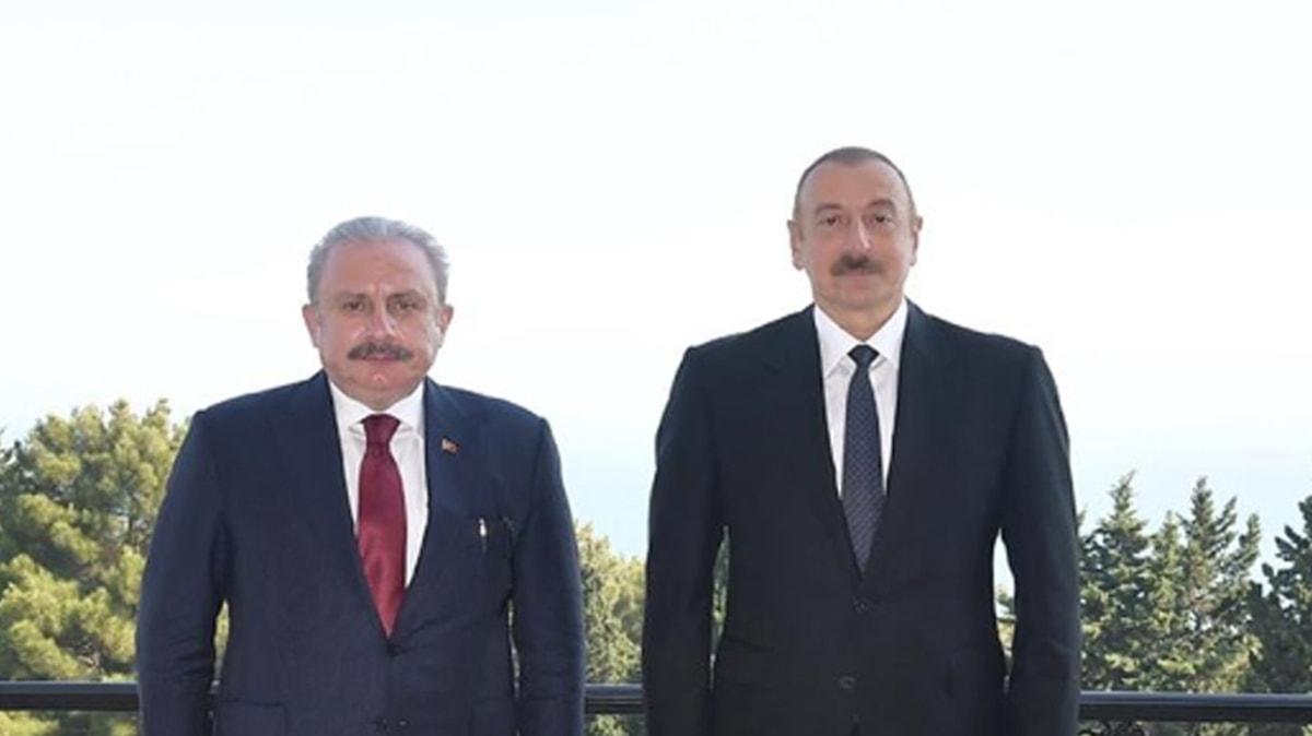 TBMM Bakan entop, Azerbaycan Cumhurbakan Aliyev ile grt