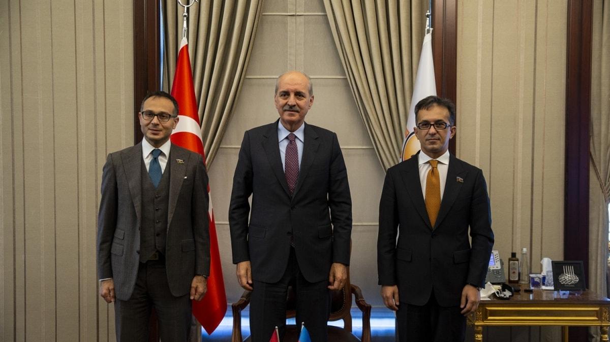 AK Parti Genel Bakanvekili Kurtulmu, Yeni Azerbaycan Partisi heyetini kabulnde konutu: Sava suu ileyen Ermenistan tarafdr