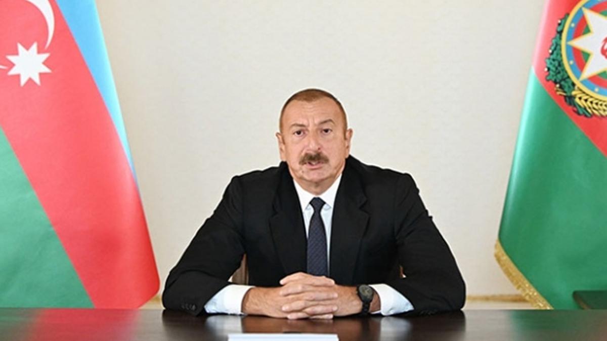 Azerbaycan Cumhurbakan Aliyev: galden kurtulan topraklarda gelecein yatrm planlarna balanmtr