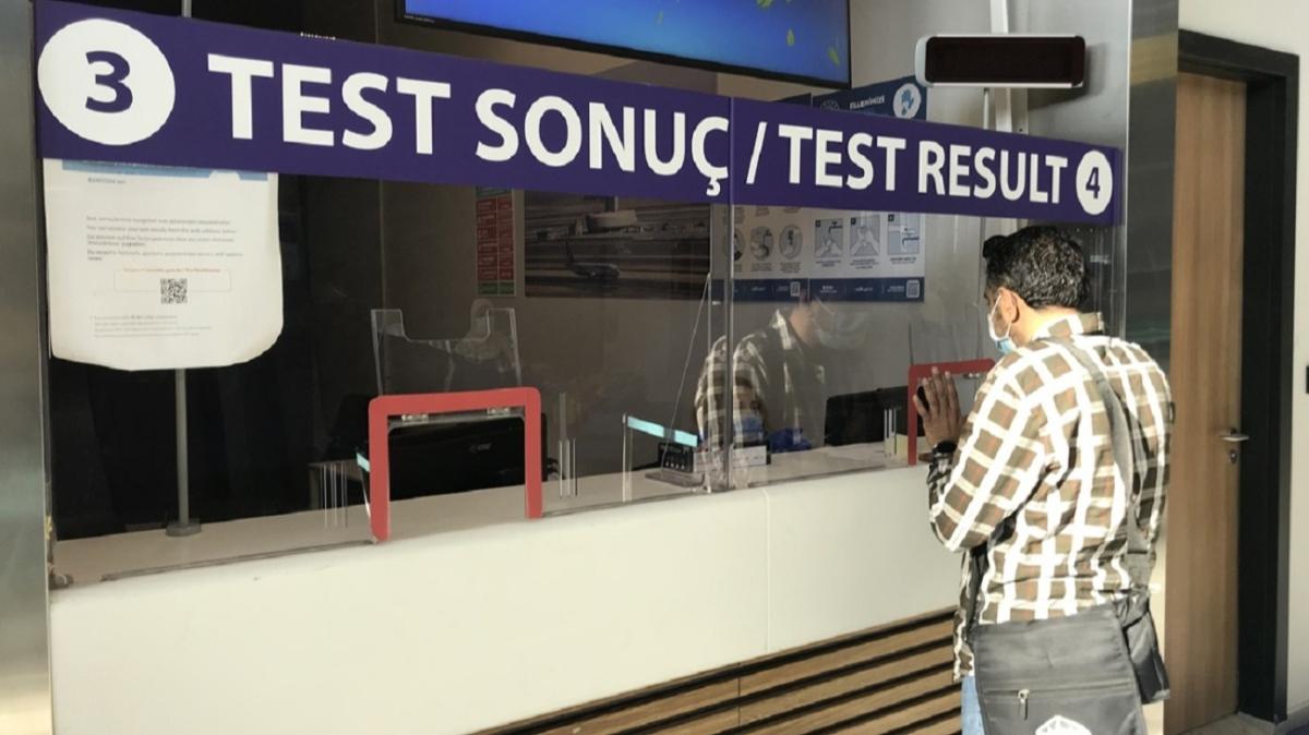 stanbul Havaliman'nda koronavirs hizmeti: Test merkezinde 141 bin yolcu yararland