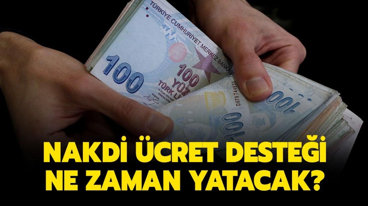 Kasm'da nakdi cret destei yatacak m"