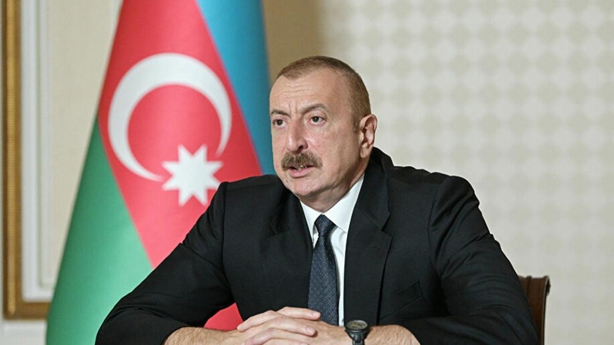 Azerbaycan Cumhurbakan Aliyev aklad: Atekes isteyenler Ermenistan'a silahlar gnderiyor